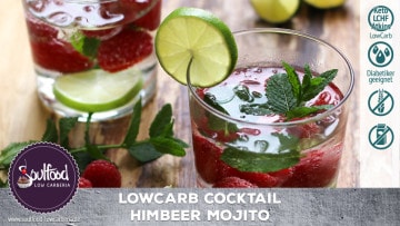 Low Carb Himbeere Mojito