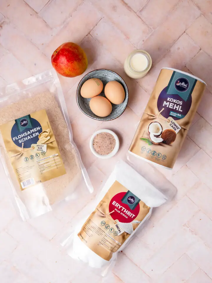 Apfelküchle Rezept ohne Zucker - Glutenfrei, LowCarb &amp; Keto