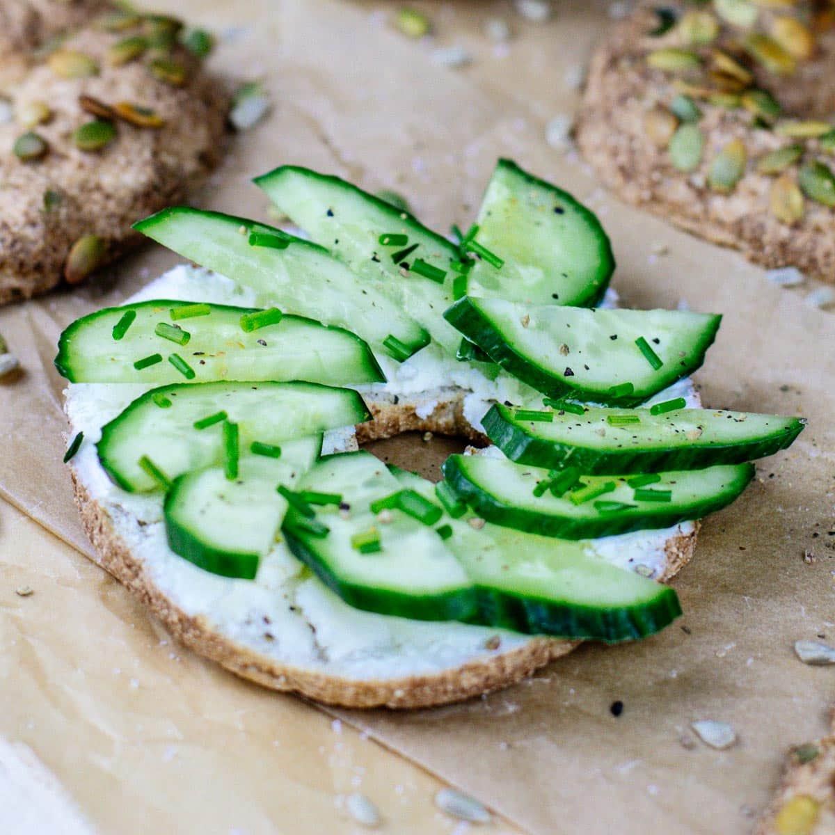 Belegte Bagel ohne Kohlenhydrate-2