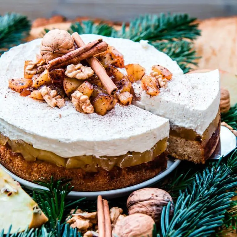 Bratapfeltorte ohne Kohlenhydrate