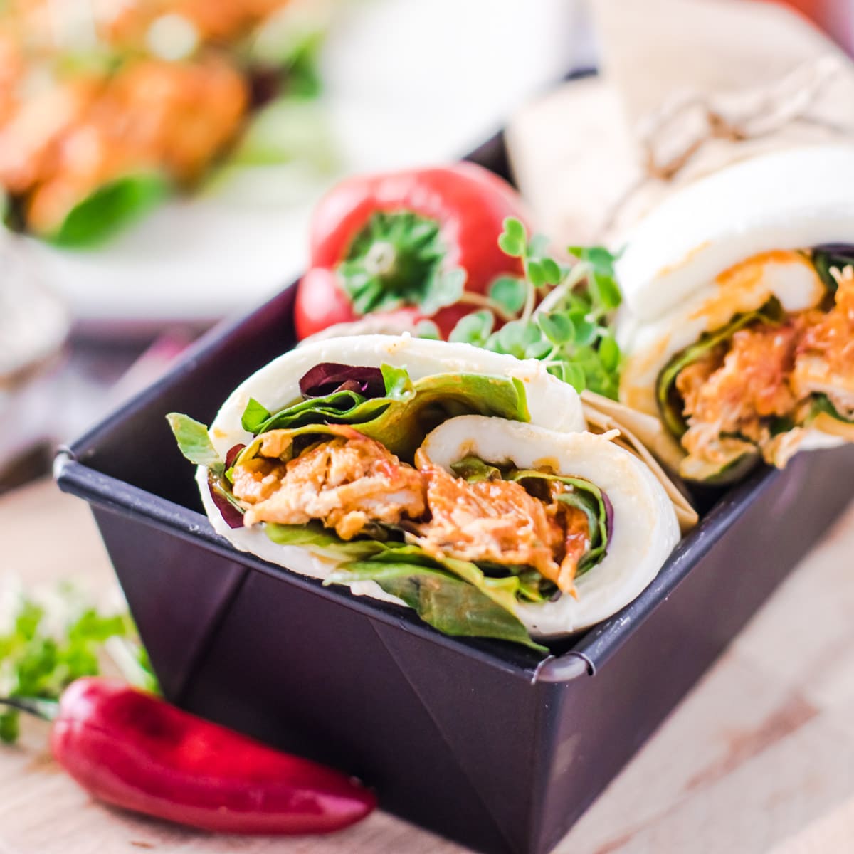 Buffalo Chicken Mozzarella Wrap
