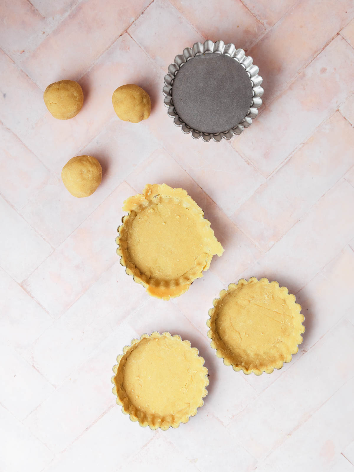 Himbeer-Matcha-Tartelettes Zubereitung