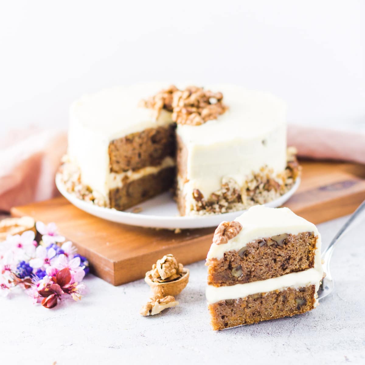 Karottenkuchen ohne Zucker
