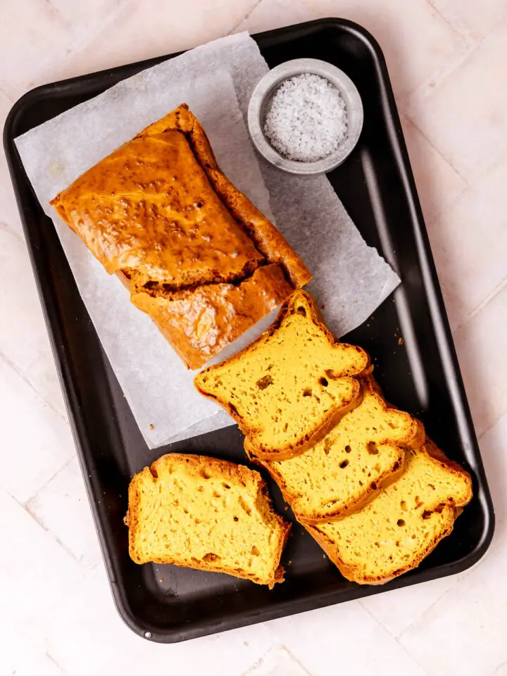 LowCarb Pumpkin Bread - Kürbisbrot ohne Mehl